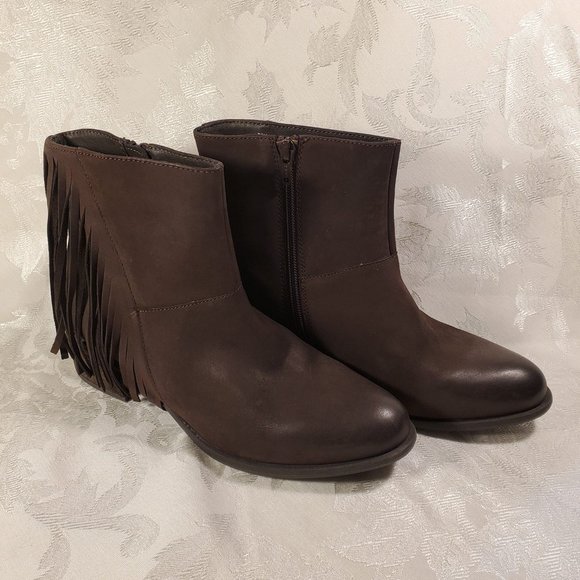Steve Madden Casidyy Brown Ankle Booties Size 9 - Picture 1 of 4